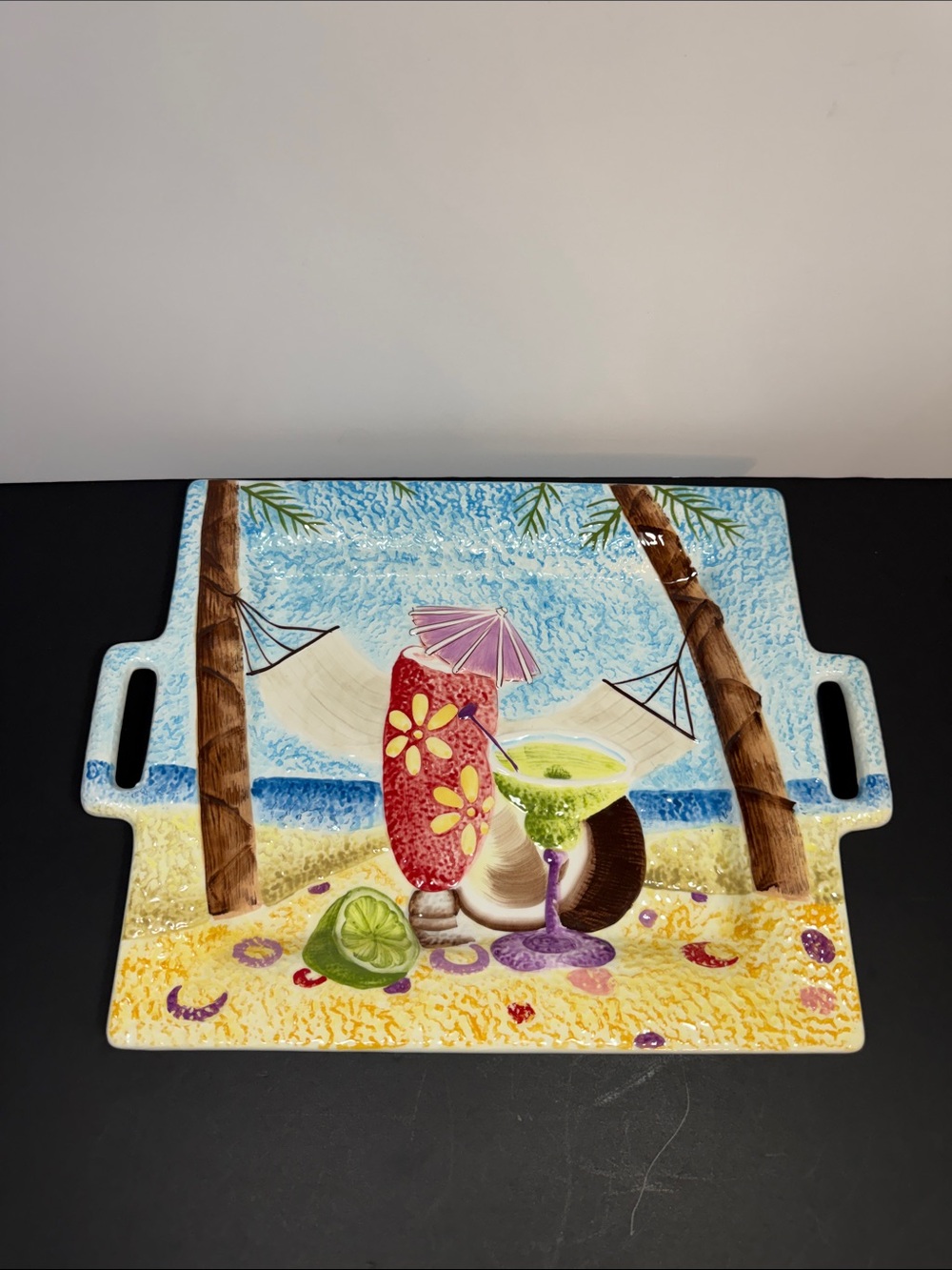 MWW Market Ceramic Beach Platter